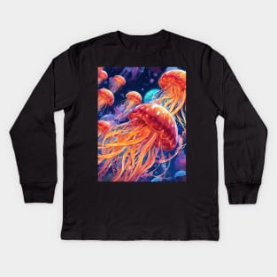 Paradise Waves Kids Long Sleeve T-Shirt